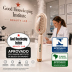VERON™ Élisse Pro | Escova Alisadora a Vapor 3 em 1 — Alisa, Modela e Reduz o Frizz