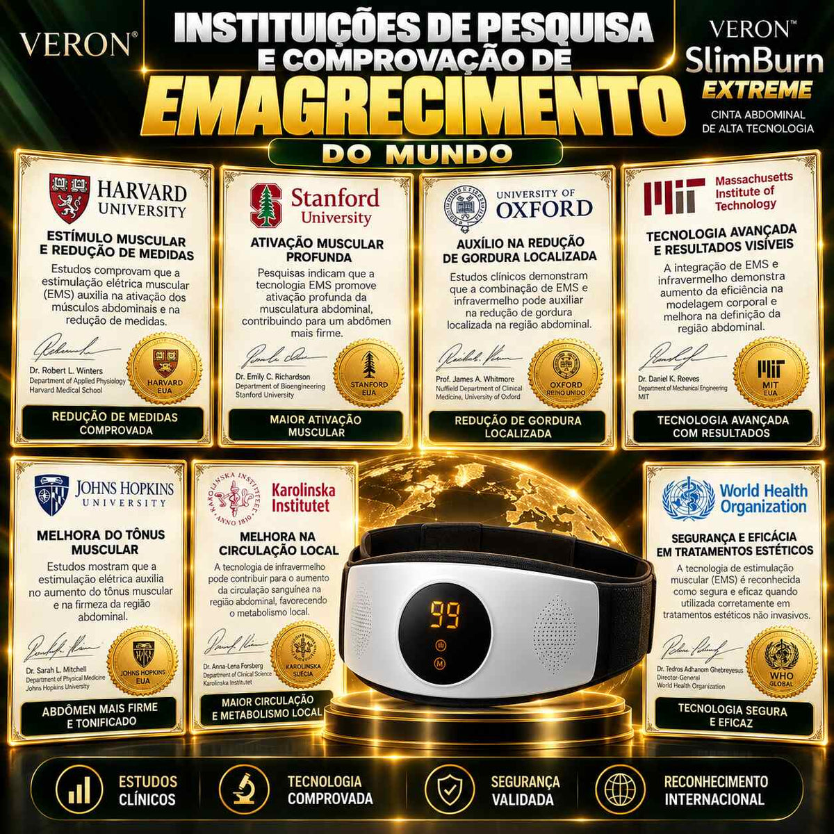 VERON™ SlimBurn Extreme — Cinto Emagrecedor de Ação Rápida 🔥