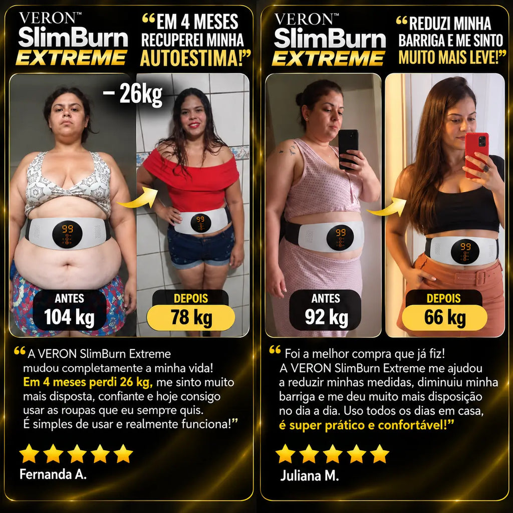 VERON™ SlimBurn Extreme — Cinto Emagrecedor de Ação Rápida 🔥